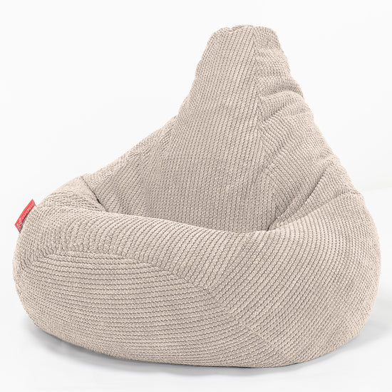 Pouf Poire Gamer - Pompon Crème 02