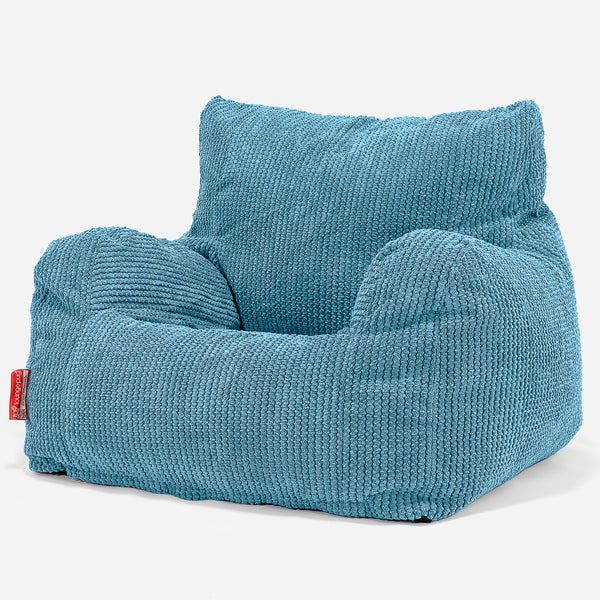 Pouf Fauteuil pour Ados 6-14 ans - Pompon Mer Égée 01