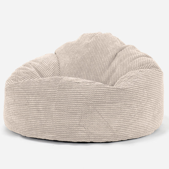 Pouf Géant Câlinou pour Enfants 3-8 ans - Pompon Crème 02