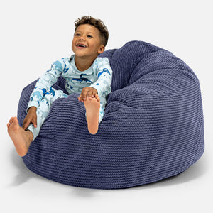 Pouf Géant Câlinou pour Enfants 3-8 ans - Pompon Violet