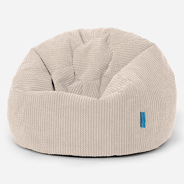 Pouf Poire Classique Enfant 1-5 ans - Pompon Crème 01