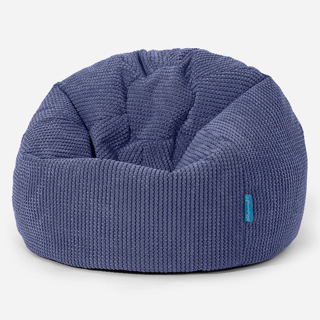 Pouf Poire Classique Enfant 1-5 ans - Pompon Violet 01