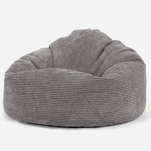 Pouf Poire, Archi - Pompon Anthracite