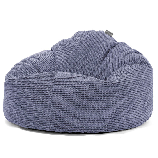 Pouf Poire, Archi - Pompon Violet 01