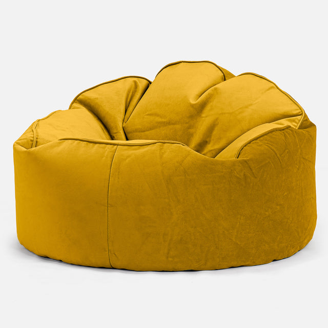 Pouf Poire, Archi - Velours Or 01