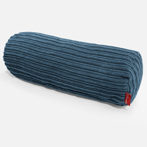 Housse de Traversin 20 x 55cm - Côtelé Bleu Marine