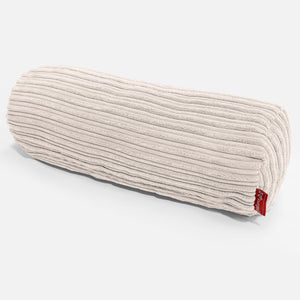 Housse de Traversin 20 x 55cm - Côtelé Ivoire