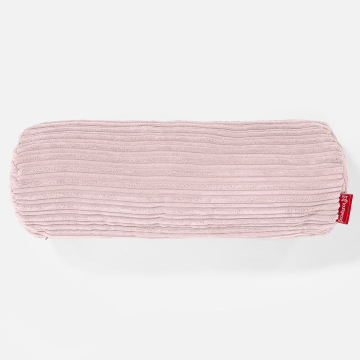 Traversin 20 x 55cm - Côtelé Rose 02