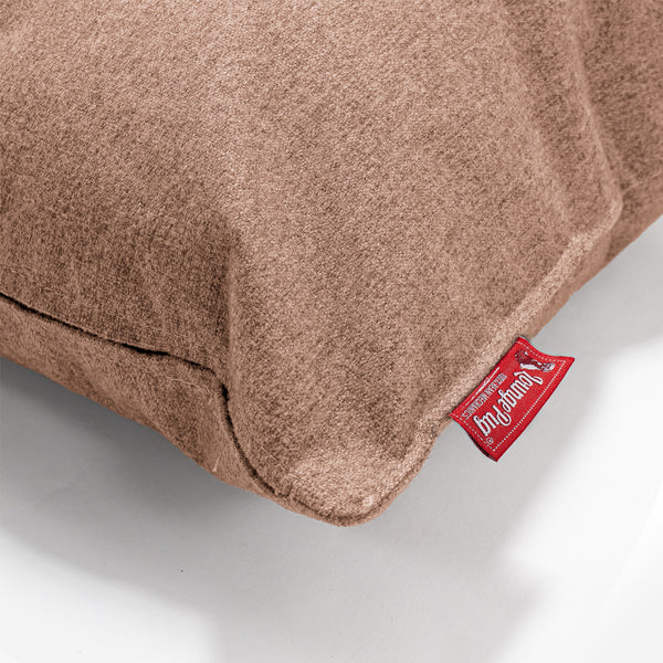 Housse de Traversin 20 x 55cm - Interalli Laine Sable Fabric Close-up Image