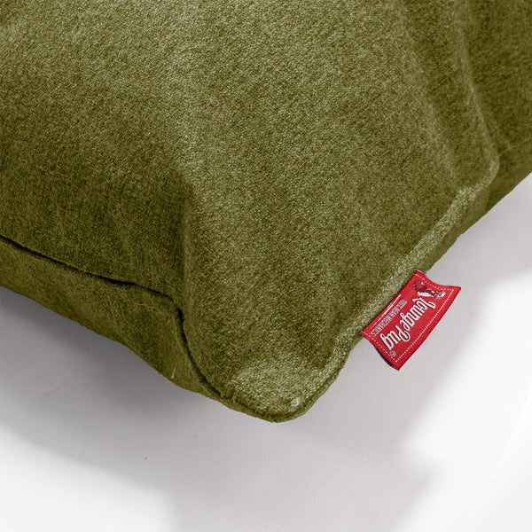 Housse de Traversin 20 x 55cm - Interalli Laine Vert Acide Fabric Close-up Image