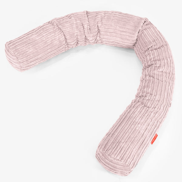 Traversin C150-L, Memoire De Forme - Côtelé Rose 01