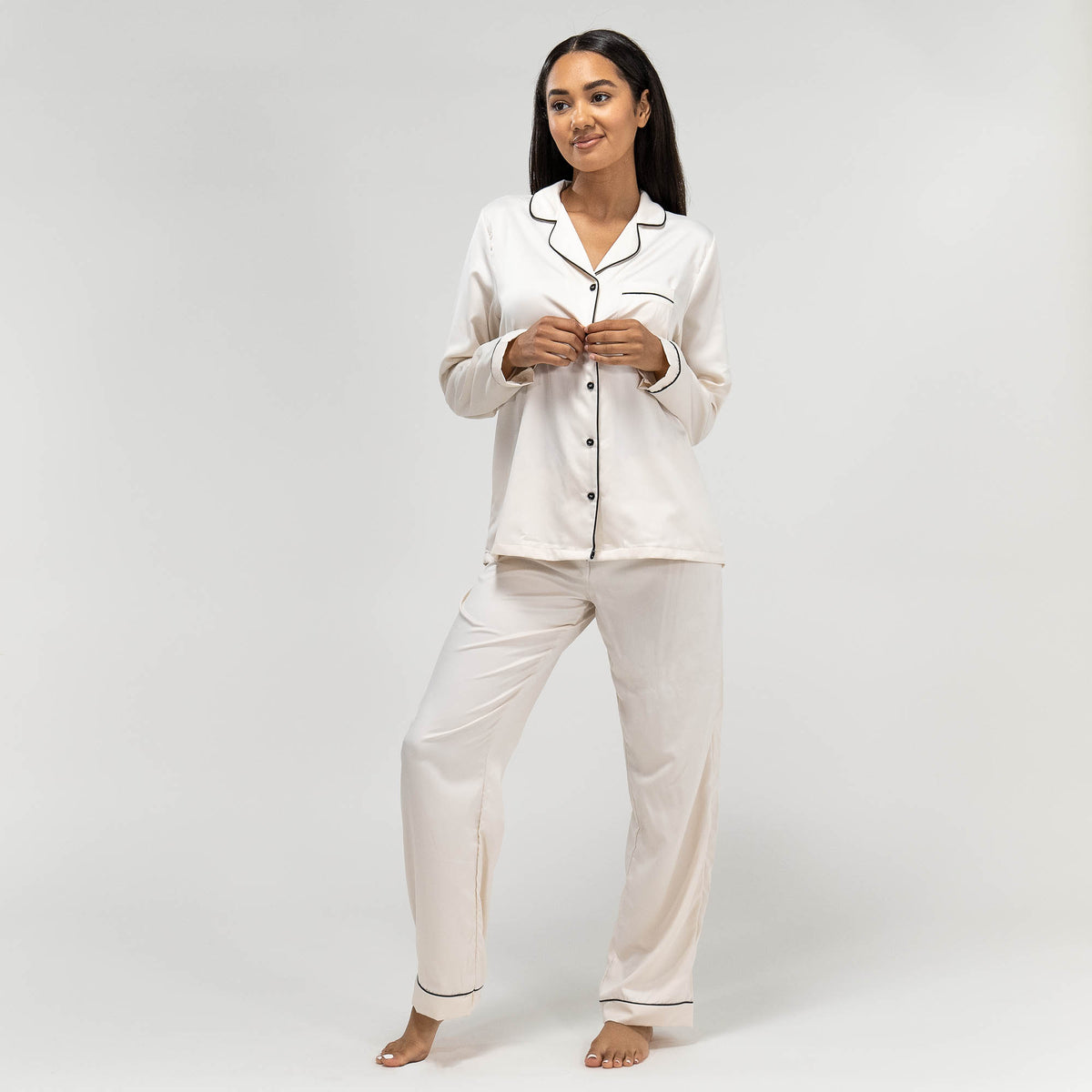Pantalon satin femme pyjama on sale