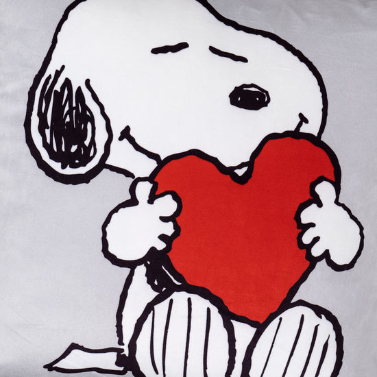 Snoopy Housse de Coussin 47 x 47cm - Cœur 04