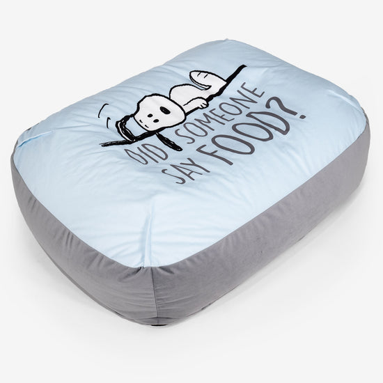 Snoopy Le Doudou, Lit pour Chien, Taille Large - Affamé 01