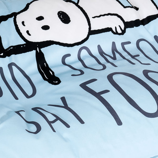 Snoopy Le Doudou, Lit pour Chien, Taille XL - Affamé Fabric Close-up Image
