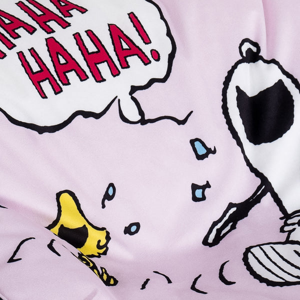 Snoopy Le Pouf Enfant Doudou 2-6 ans - Rire Fabric Close-up Image