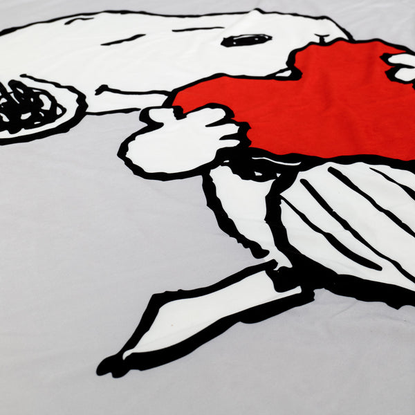 Snoopy Plaid / Couverture - Cœur Fabric Close-up Image