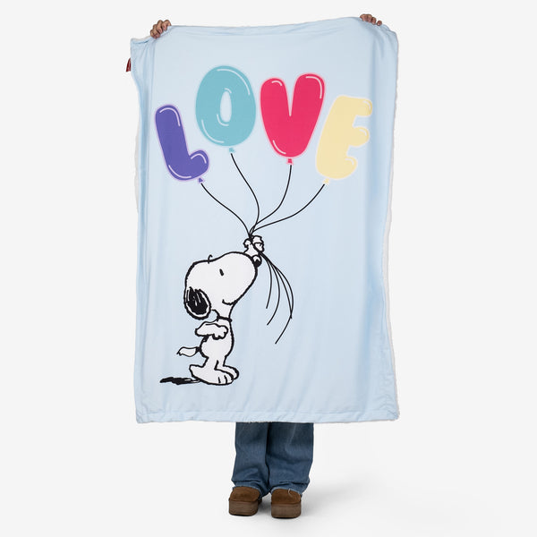 Snoopy Plaid / Couverture - Love 01