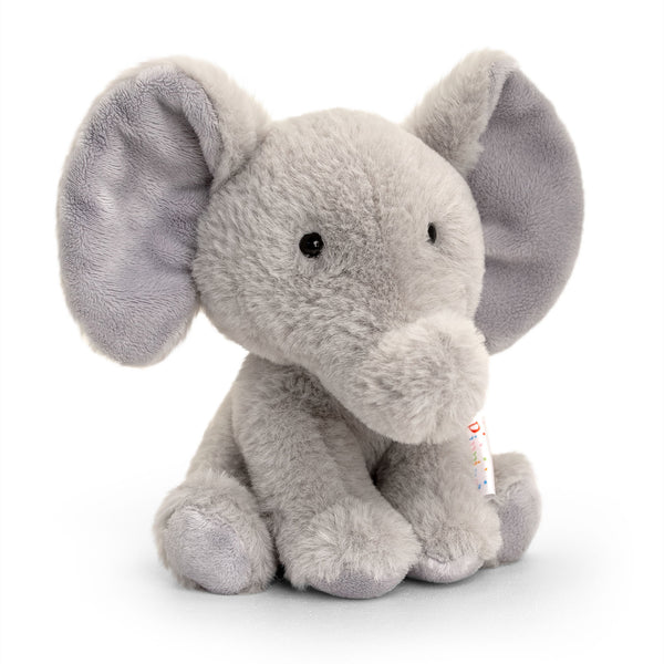 Peluche Éléphant Gris Fabric Close-up Image