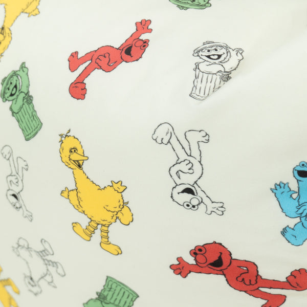 Canapé Pouf pour Enfant 1-5 ans - Sesame Street Fabric Close-up Image