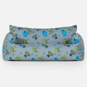 Canapé Pouf pour Enfant 1-5 ans - Macaron le Glouton & Oscar le Grincheux