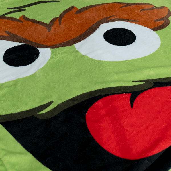 Housse de Coussin 47 x 47cm - Oscar le Grincheux Fabric Close-up Image