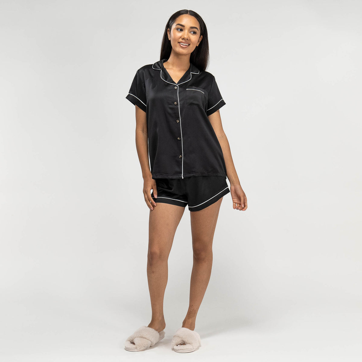 Pyjama short femme top grande taille